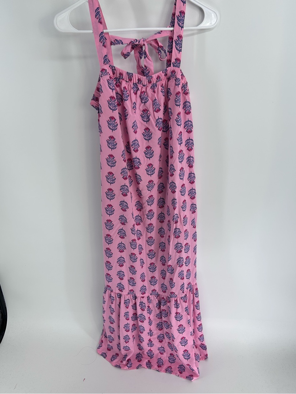 Old Navy Floral‎ Sleeveless Tie-Back Cutout Maxi Swing Dress - Size Small